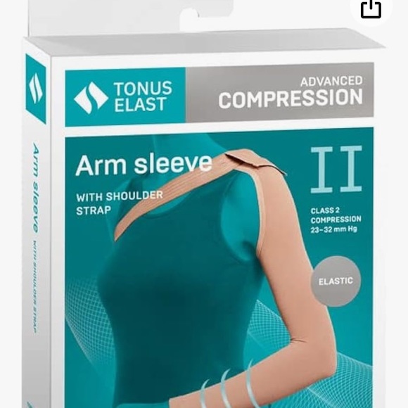 Oct breast health month-New in package compression sleeve-can be used left right - Picture 4 of 12